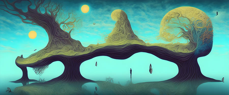 Surreal Art, Generative AI Illustration Digital Art by Miroslav Nemecek ...