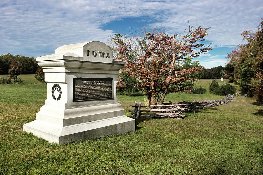 7th IA on Sunken Road Photograph by American Landscapes