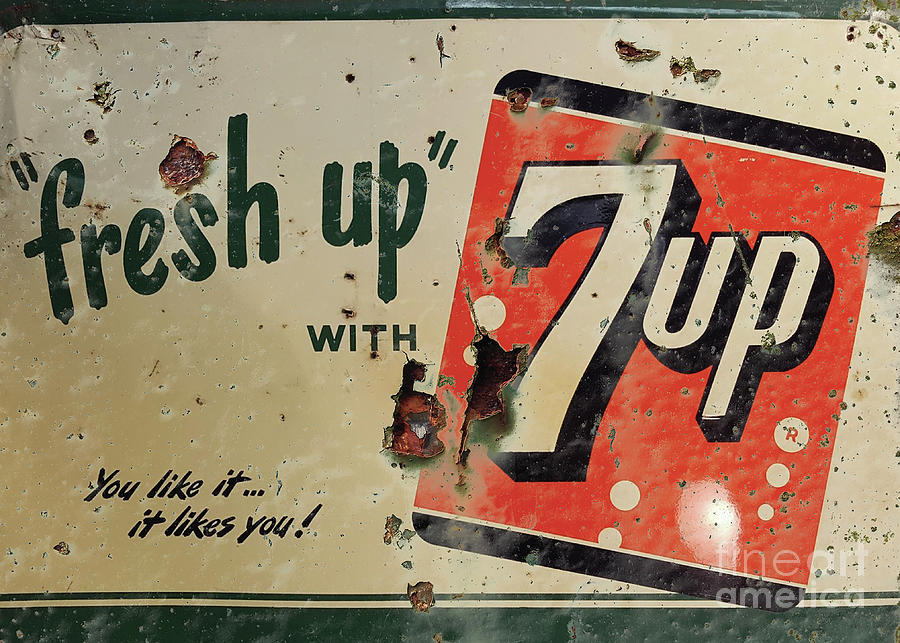 7UP Vintage Sign 2 Digital Art by Manuel Garcia | Fine Art America