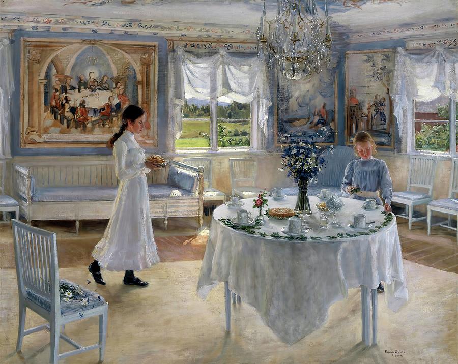 Flower Painting - A Day of Celebration #8 by Fanny Brate