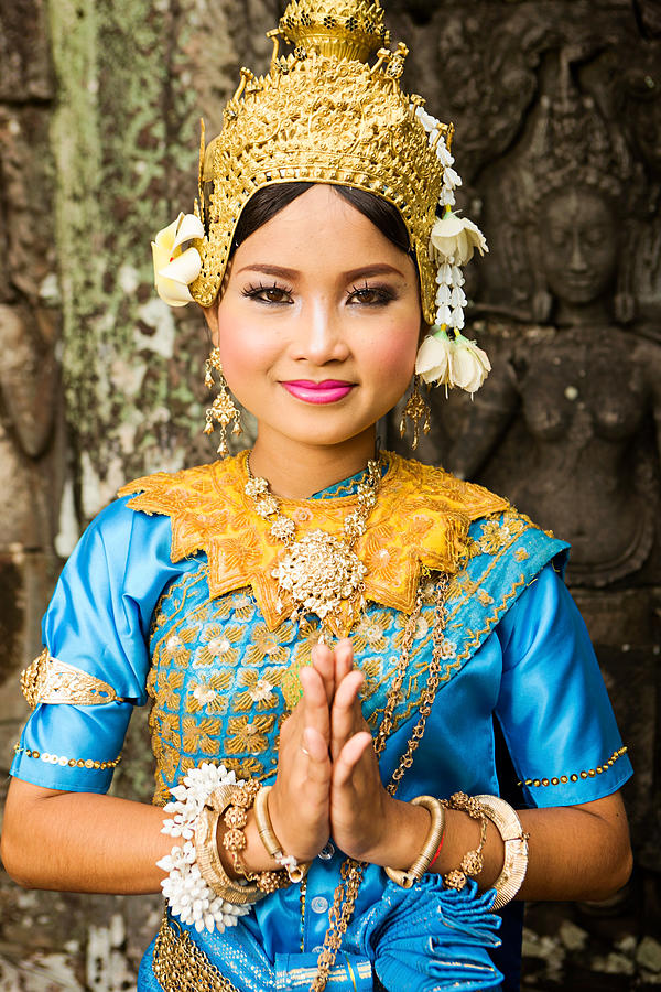 Apsara Dancer at Angkor Wat #8 Photograph by Hadynyah