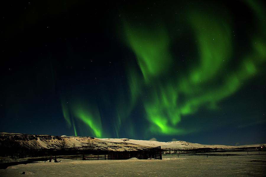 Aurora borealis #8 Photograph by Robert Grac