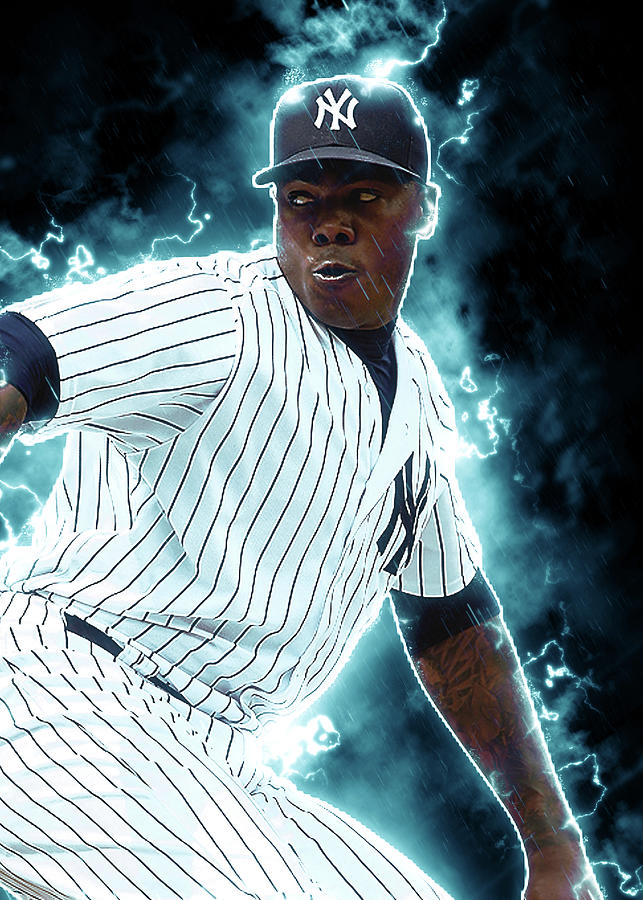 Baseball Aroldischapman Aroldis Chapman Aroldis Chapman New York Yankees  Newyorkyankees Digital Art by Wrenn Huber - Fine Art America