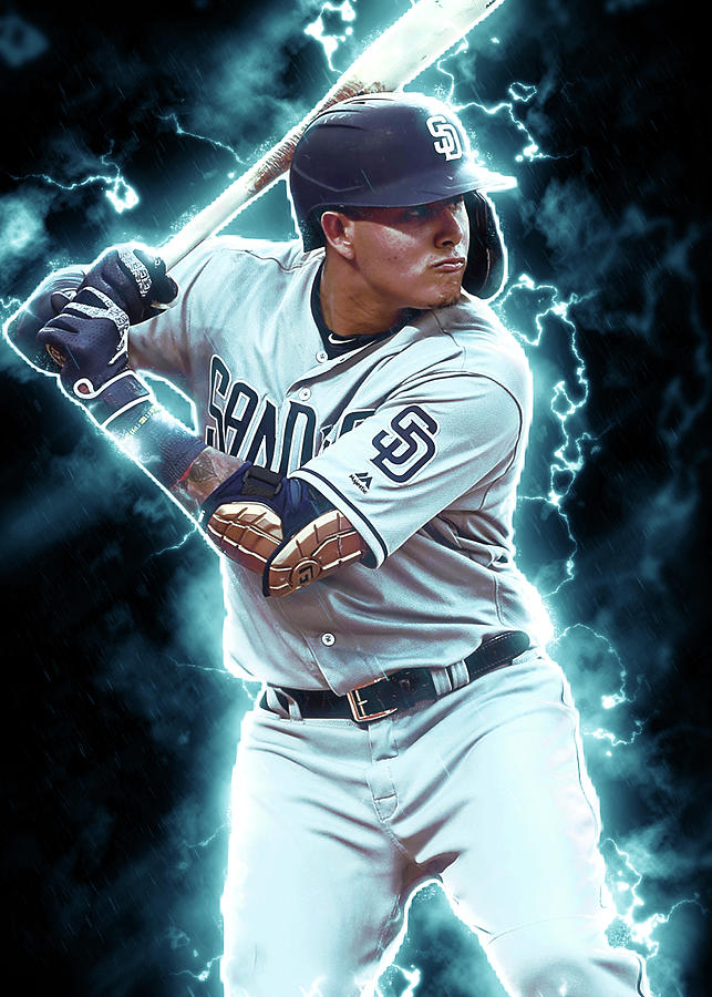 Baseball Mannymachado Manny Machado Manny Machado San Diego Padres  Sandiegopadres Manuel Arturo Mach Sticker by Wrenn Huber - Fine Art America