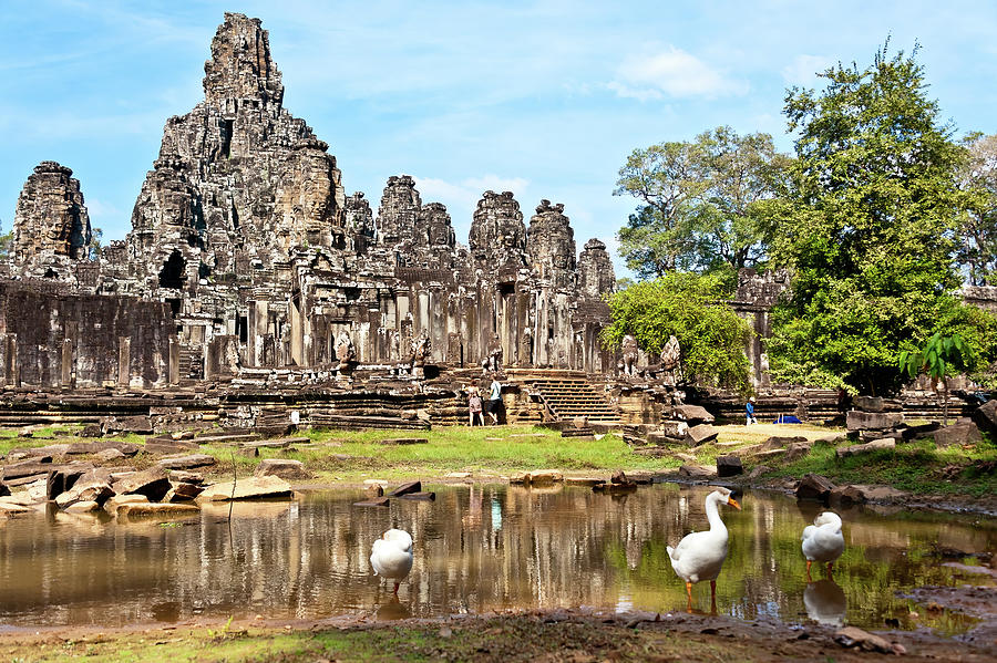 Bayon Temple, Angkor wat. Cambodia  #8 Photograph by Lie Yim