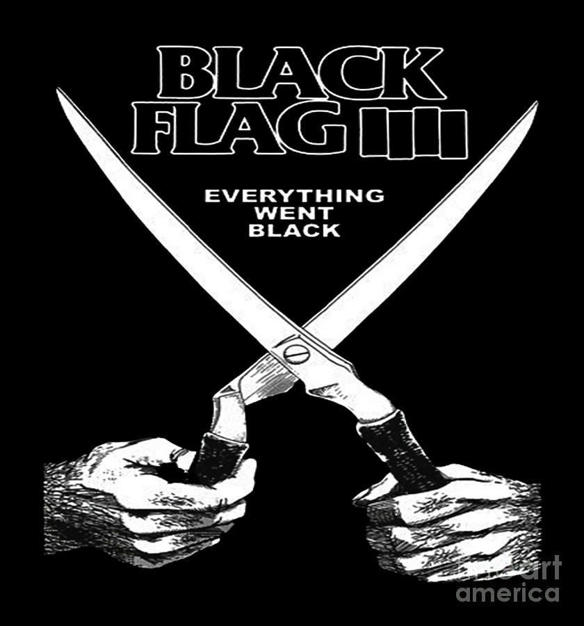 Black Flag Band Digital Art By Gyuri Namjoon Fine Art America