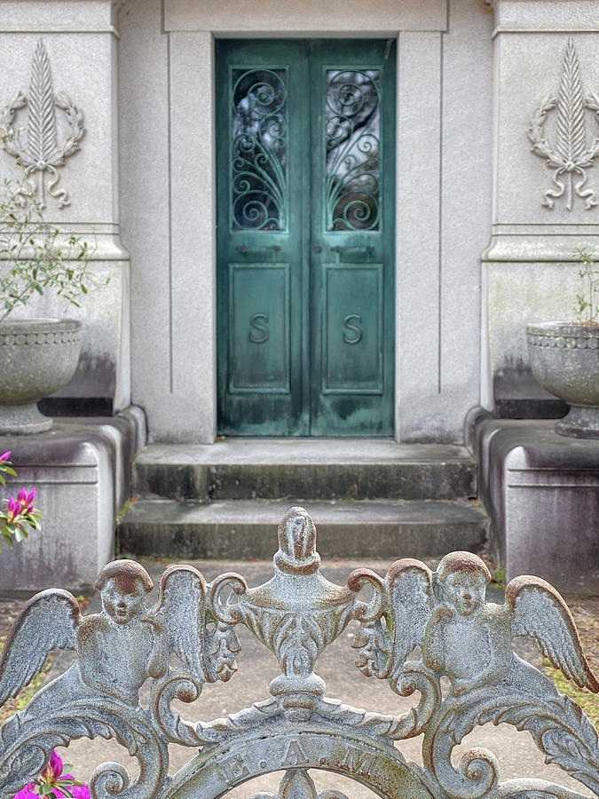 Bonaventure Mausoleum Doors, Bonaventure Cemetery, Savannah, Geo #7 Photograph by Dawna Moore Photography