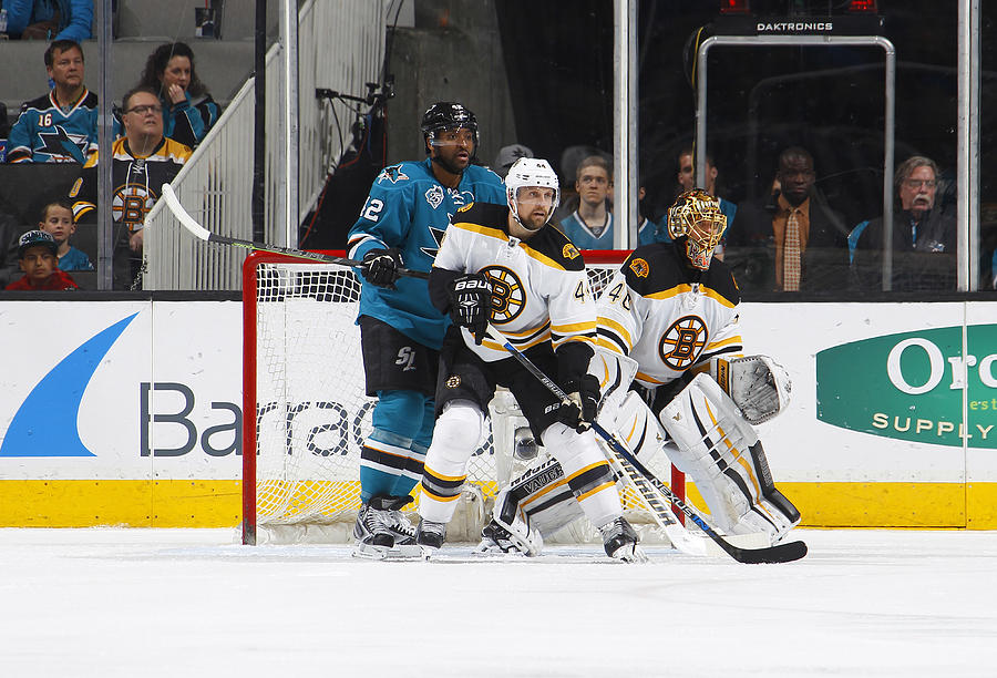 Boston Bruins v San Jose Sharks #8 Photograph by Rocky W. Widner/NHL