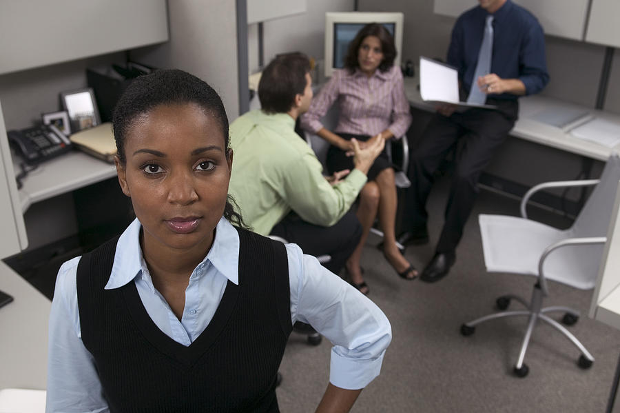 Businesswoman in office #8 Photograph by Comstock Images