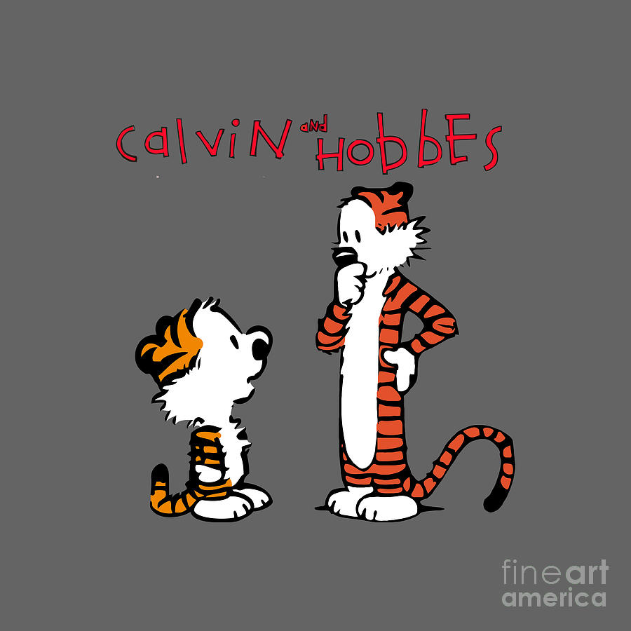 Calvin and hobbes Drawing by Houston G Brown | Fine Art America