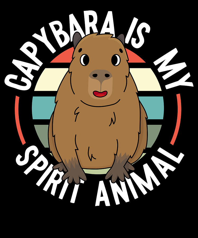 Capybara Digital Art by Mercoat UG Haftungsbeschraenkt - Fine Art America