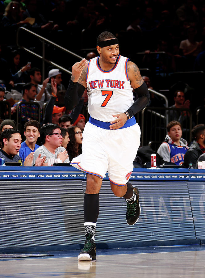 Carmelo Anthony Photograph by Nathaniel S. Butler