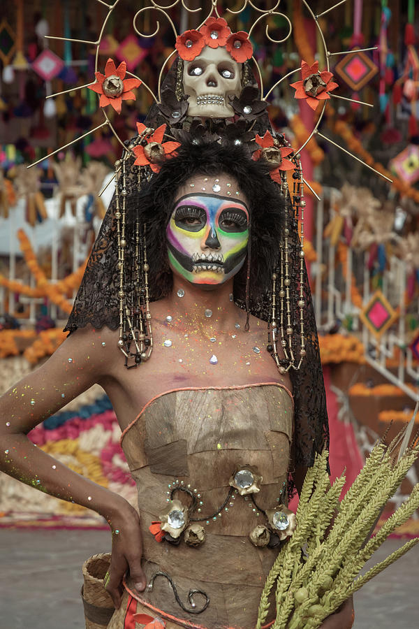 Catrina Photograph - Catrina on the Day of the Dead in Mexico #8 by Dane Strom