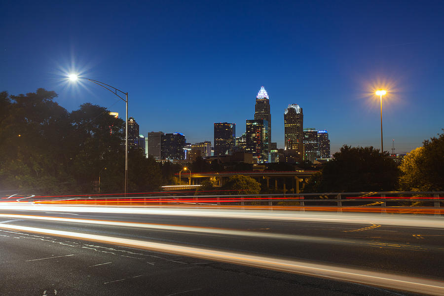 Charlotte, North Carolina Skyline #8 Photograph by Lightvision, LLC