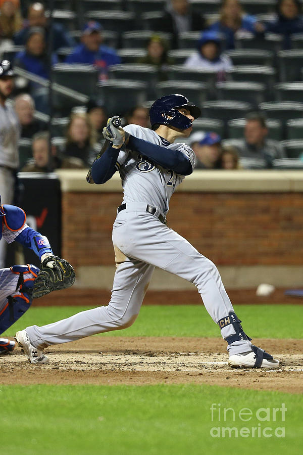 Christian Yelich Photograph by Mike Stobe Christian Yelich Photograph by Mike Stobe
