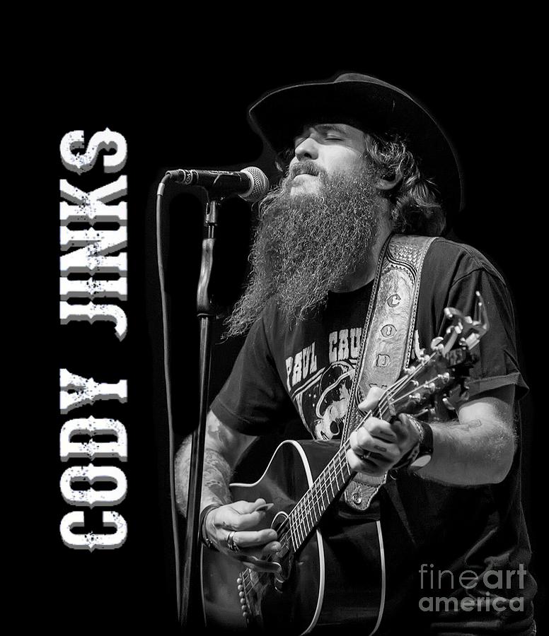 Cody Jinks Digital Art by Luke Anthony