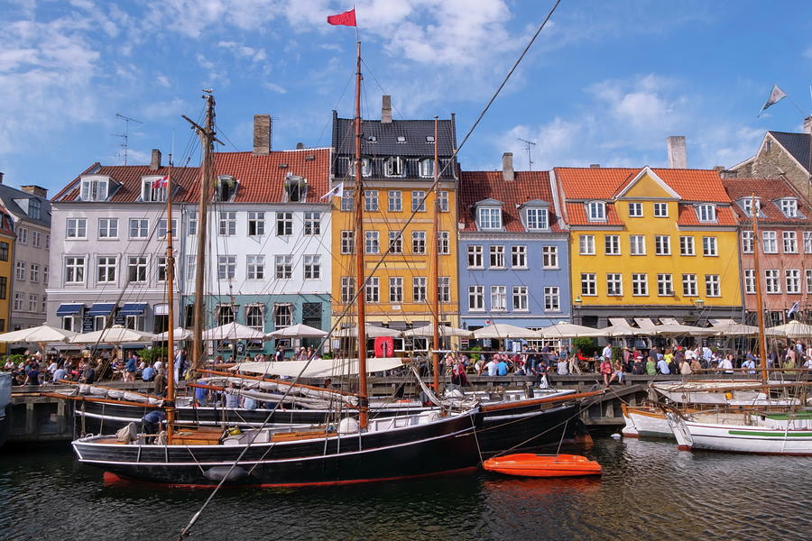 Colorful buildings of Nyhavn in Copenhagen, Denmark #8 Photograph by Elenarts - Elena Duvernay photo