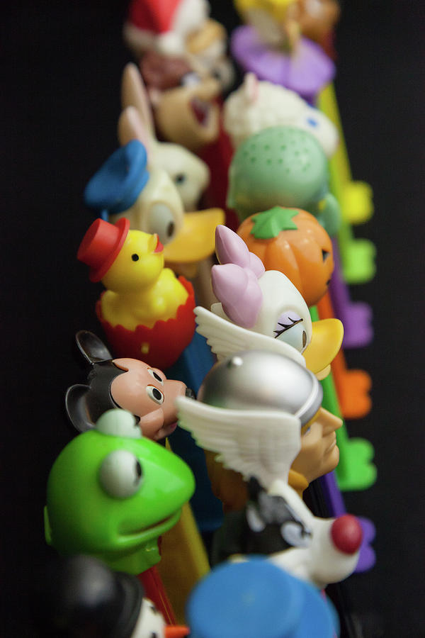 Candy Photograph - Colorful Vintage Pez Dispensers #8 by Erin Cadigan