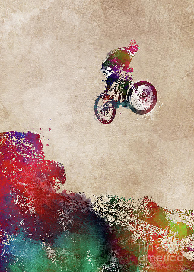 Cycling Bike sport art #cycling #sport #8 Digital Art by Justyna Jaszke JBJart