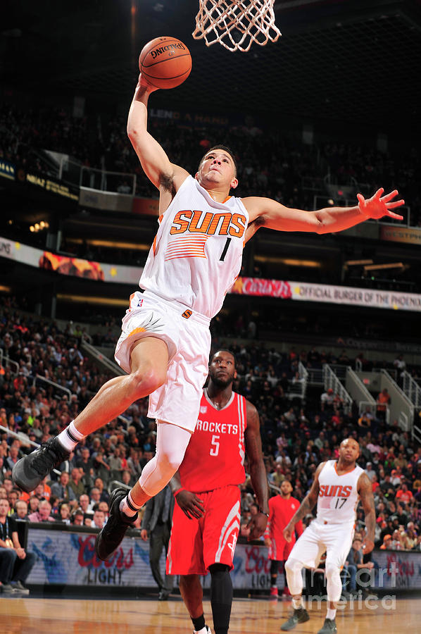 Devin Booker #8 Photograph by Barry Gossage