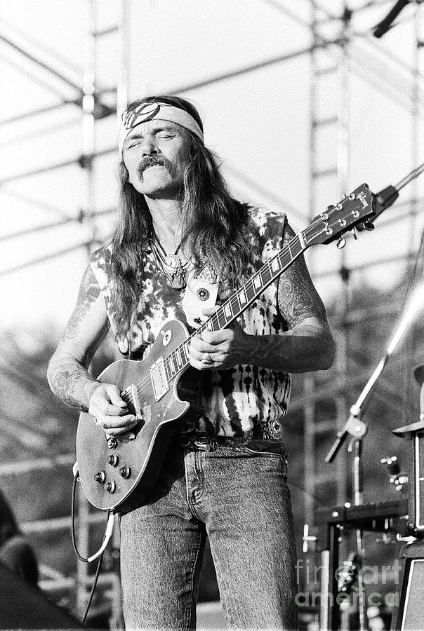 Singer Photograph - Dickey Betts - Allman Brothers Band #8 by Concert Photos