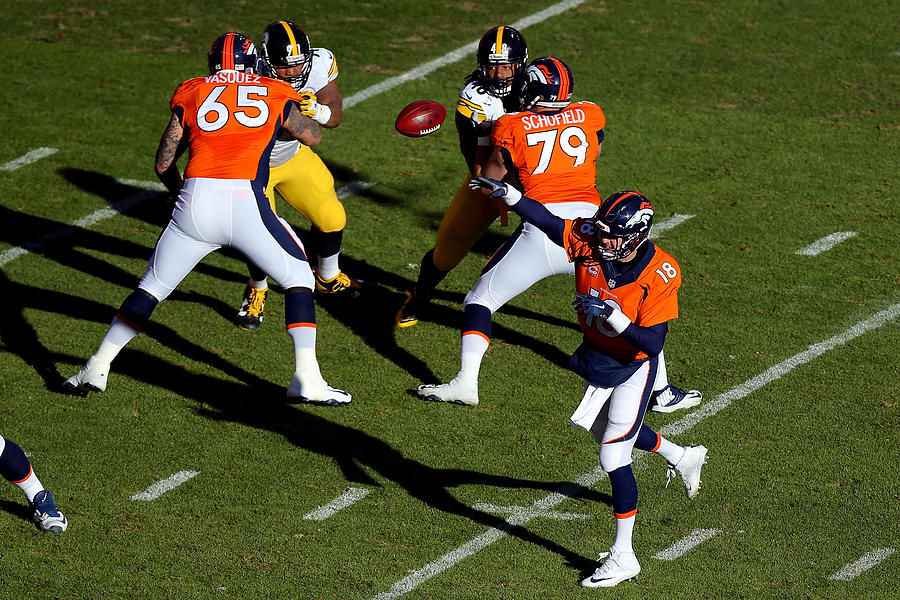 Divisional Round - Pittsburgh Steelers v Denver Broncos #8 Photograph by Justin Edmonds