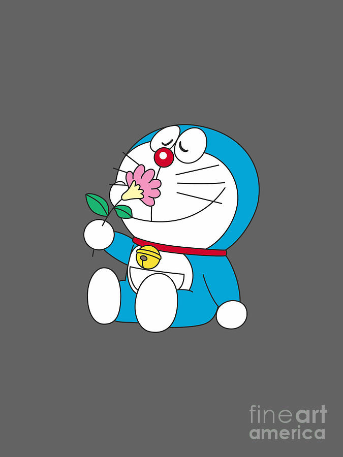Doraemon Drawing by Aurora Hassanah - Fine Art America