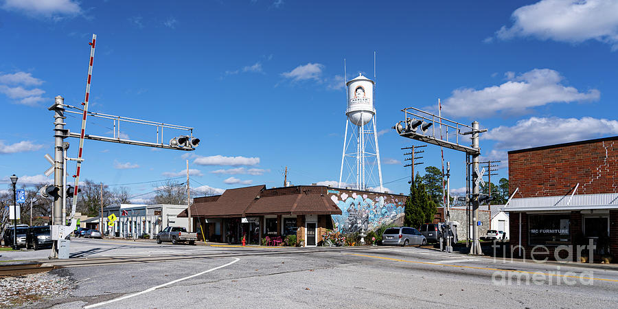 Downtown Harlem GA Photograph by The Photourist - Fine Art America