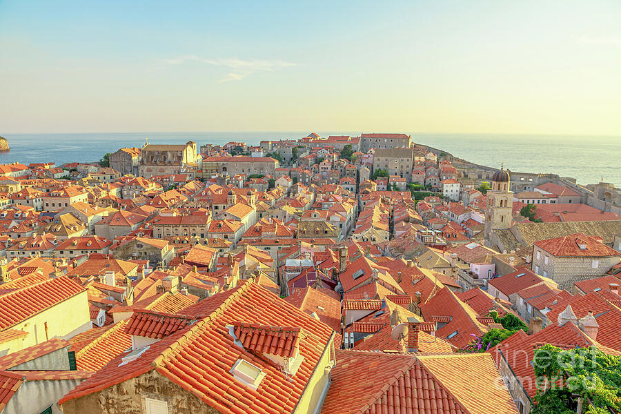 Dubrovnik walls at sunset #8 Digital Art by Benny Marty Dubrovnik walls at sunset #8 Digital Art by Benny Marty