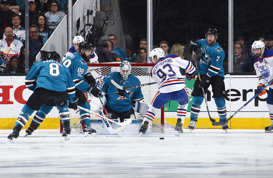 Edmonton Oilers v San Jose Sharks - Game Six #8 Photograph by Rocky W. Widner/NHL