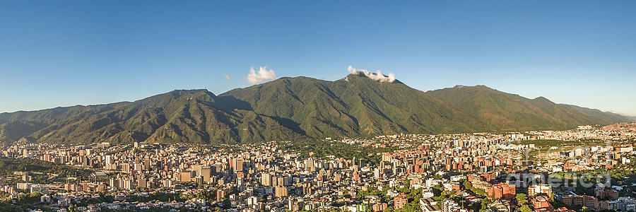 El Avila y el Valle de Caracas Photograph by Alberto Pomares - Fine Art ...