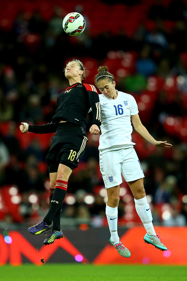 England v Germany - Womens International Friendly #8 Photograph by Richard Heathcote