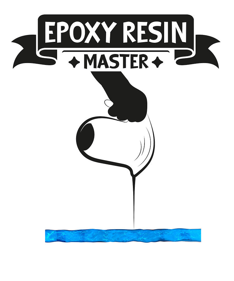 Epoxy Resin Digital Art - Epoxy Resin Whisperer River Table Art #8 by Toms Tee Store