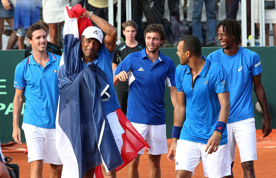 France v Canada - Davis Cup World Group First Round #8 Photograph by Jean Catuffe