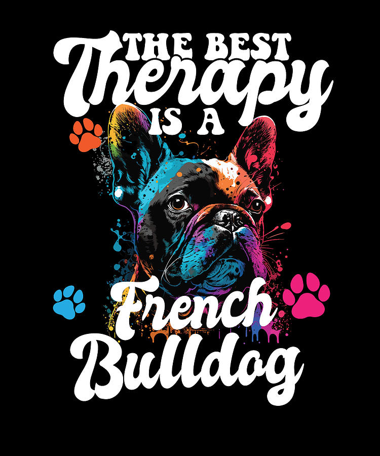 French Bulldog Pop Art I Splash Art Frenchie Digital Art by Maximus ...