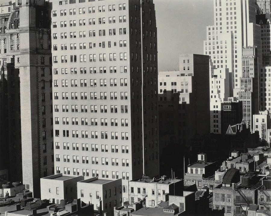 From My Window at An American Place Photograph by Alfred Stieglitz