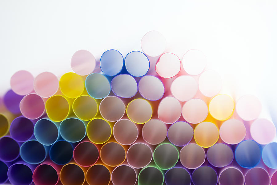 Full Frame Shot Of Colorful Drinking Straws #8 Photograph by Fernando Trabanco Fotografía