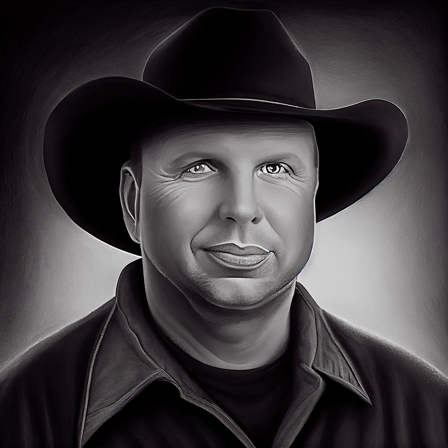 Garth Brooks Art Digital Art By Tim Hill - Fine Art America