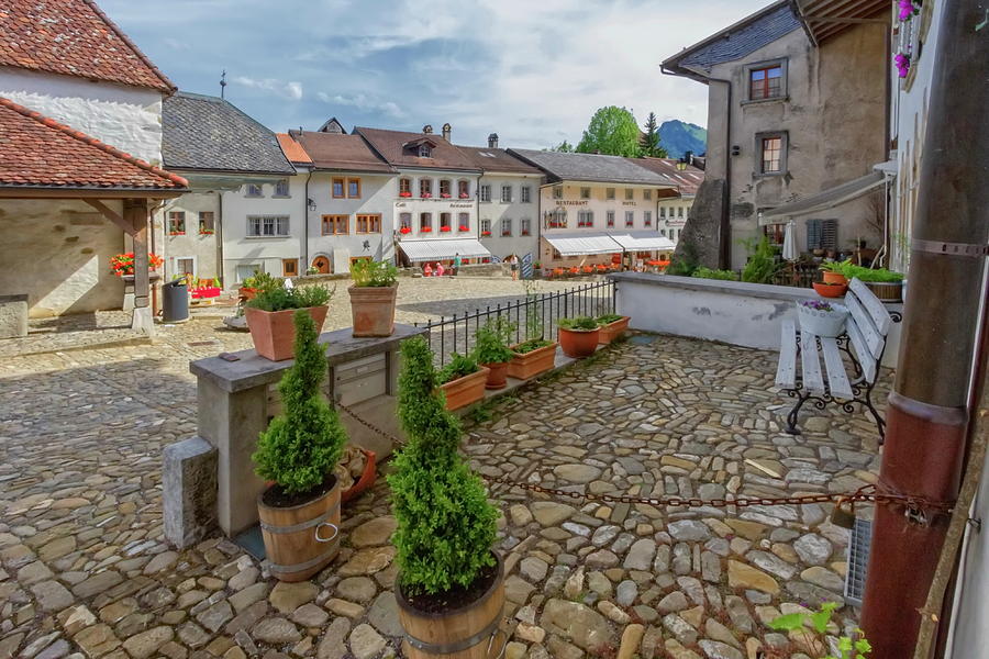 Gruyere village in Fribourg canton, Switzerland #8 Photograph by Elenarts - Elena Duvernay photo