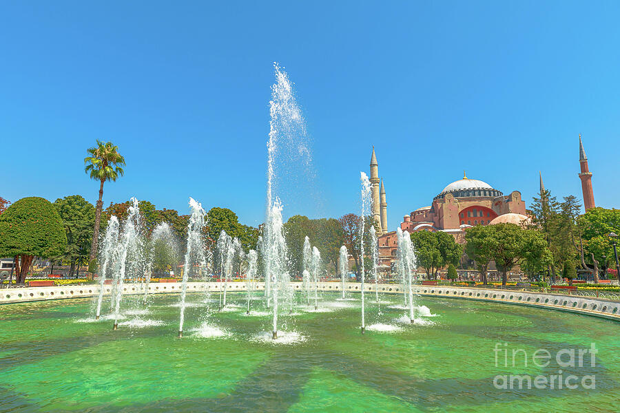 Hagia Sophia Mosque of Istanbul in Turkey #8 Digital Art by Benny Marty