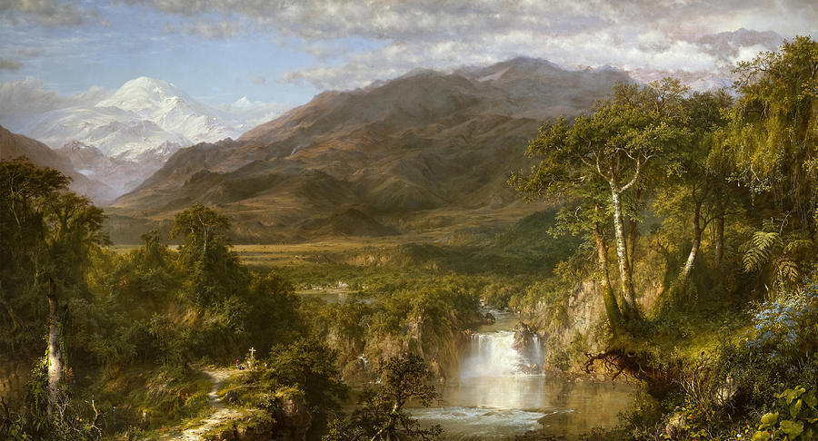 Frederic Edwin Church Painting - Heart of the Andes by Frederic Edwin Church by Mango Art