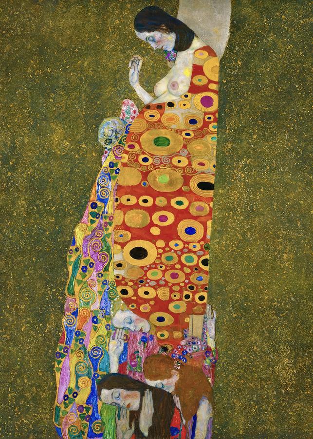 Hope By Gustav Klimt Painting