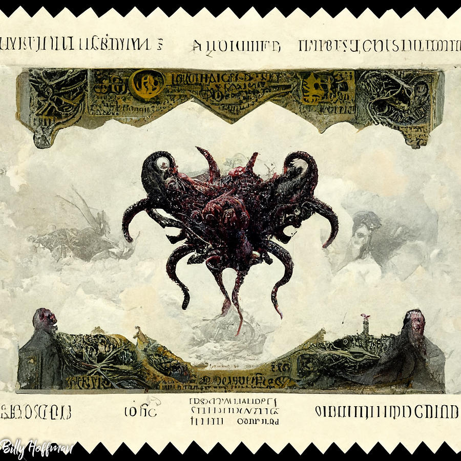 Innsmouth Postage Digital Art by Billy Hoffman - Fine Art America