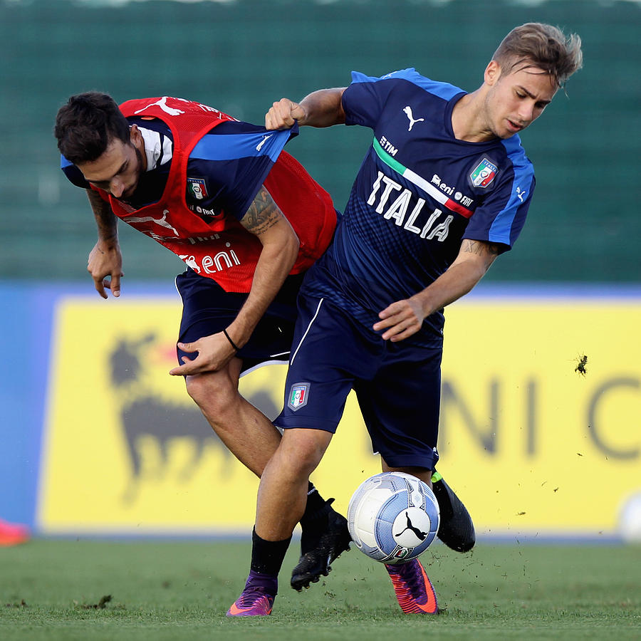 Italy U21 Trainig Session #8 Photograph by Paolo Bruno