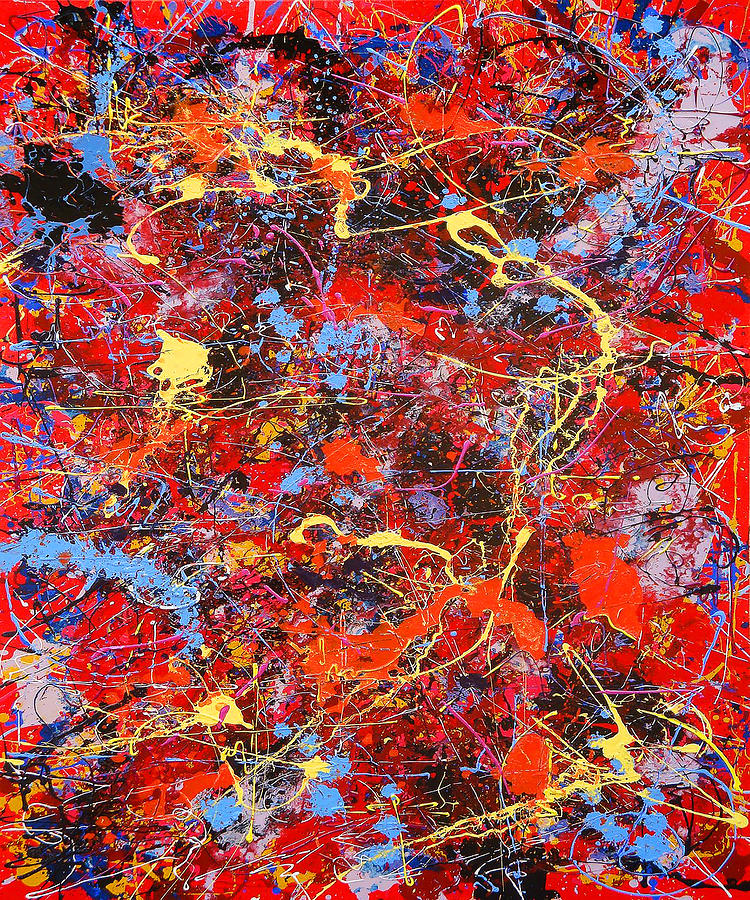 Jackson Pollock Painting by Ahmed Karimi - Fine Art America