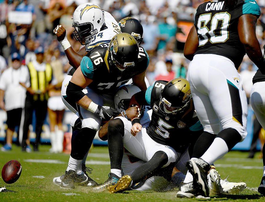 Jacksonville Jaguars v San Diego Chargers #8 Photograph by Donald Miralle