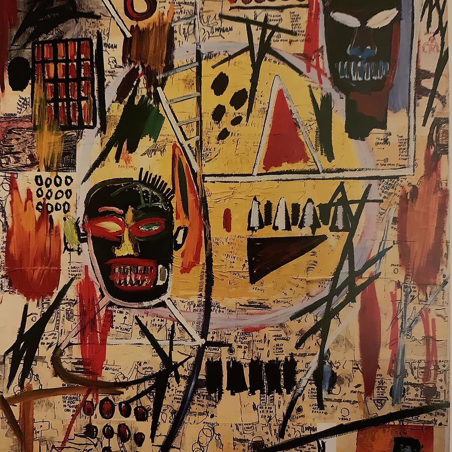 Jean Michel Basquiat American artist original paintings 1960 1980 ...