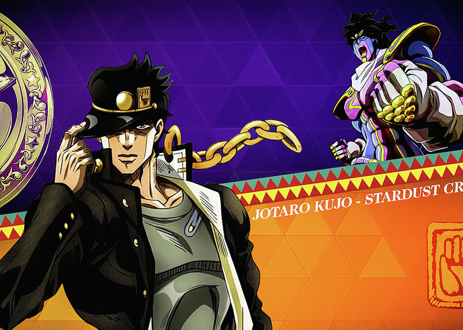 Jojo Bizarre Adventure Digital Art By Adam Leavesley