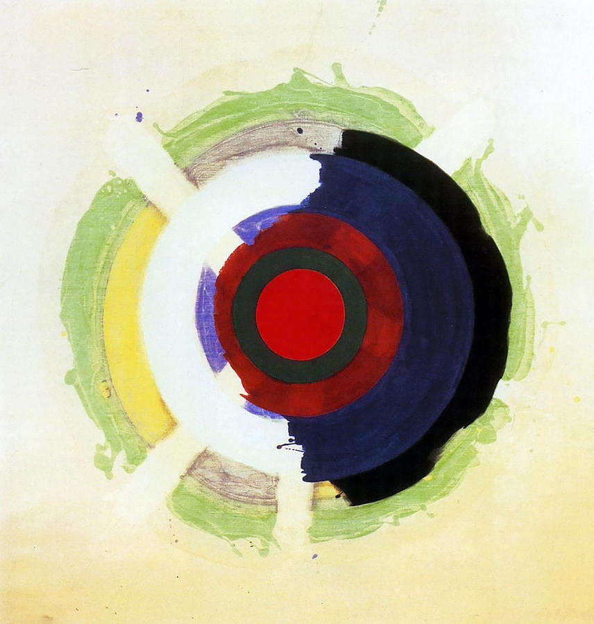 Kenneth Noland Painting by Khalid Khatibi - Fine Art America