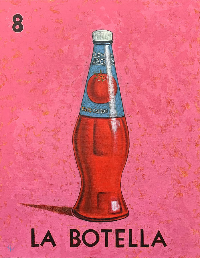 8 La Botella Painting by Holly Wood